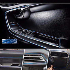 Blue 5M Edge Gap Interior Line Moulding Trim Molding Strip Decor For Car