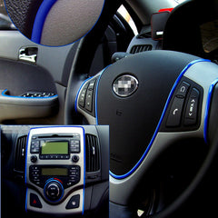 2M Car Decoration Sticker Thread Stickers Auto Car Indoor Decal sticker (Blue)