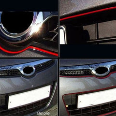 2M Car Decoration Sticker Thread Stickers Auto Car Indoor Decal sticker (Red)