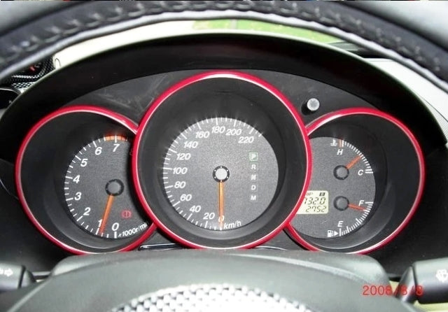 2M Car Decoration Sticker Thread Stickers Auto Car Indoor Decal sticker (Red)