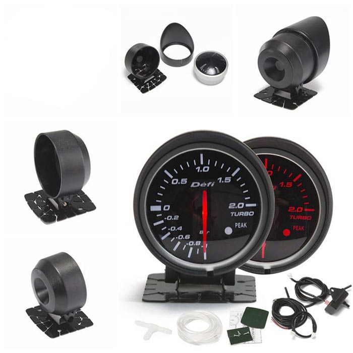 BF 60mm Boost Gauge High Quality Turbo Gauge with Red & White Light
