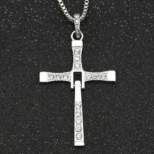 Dominic Toretto Fast and Furious Cross Pendant Necklace Vin Diesel Necklace Men