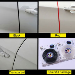 Transparent 5.6M Car Door Edge Lip Strip Guard Protector Moulding Trim Anti Dent Scratch