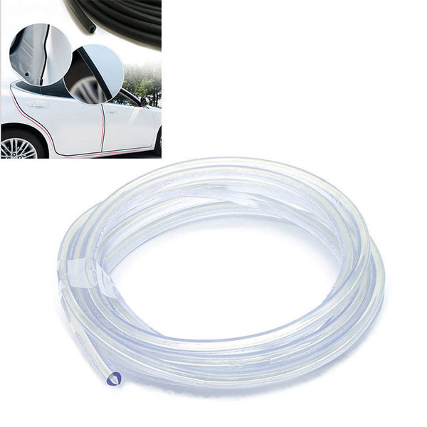 Transparent 5.6M Car Door Edge Lip Strip Guard Protector Moulding Trim Anti Dent Scratch