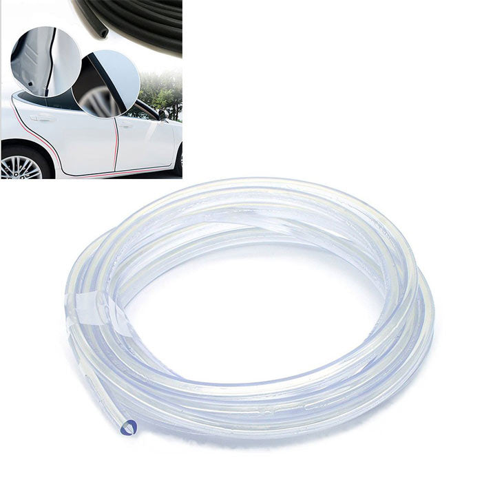 Transparent 5.6M Car Door Edge Lip Strip Guard Protector Moulding Trim Anti Dent Scratch