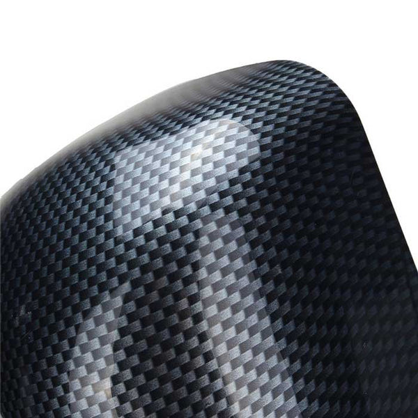 2pcs Adjustable F1 Style Car Side Rearview Mirrors Carbon Fiber Color Blue Mirror