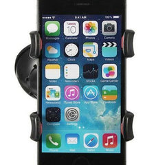 Universal Car Windshield Mount Dual Clamp Clip Bracket Mobile Holder For Smartphones