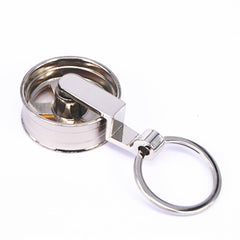 DRIFT CAR 5-SPOKE DEEP DISH LIP RIM WHEEL METAL KEYCHAIN KEY CHAIN RING