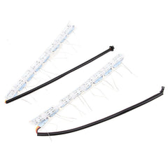 2x16 LED Car Strip Crystal Audi Style DRL Daytime Running Light Turn Signal Moving Indicators