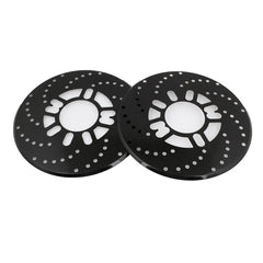 2X Black Universal Auto Car Wheel Decorative Brakes Disc Brake Racing Cover 10.2