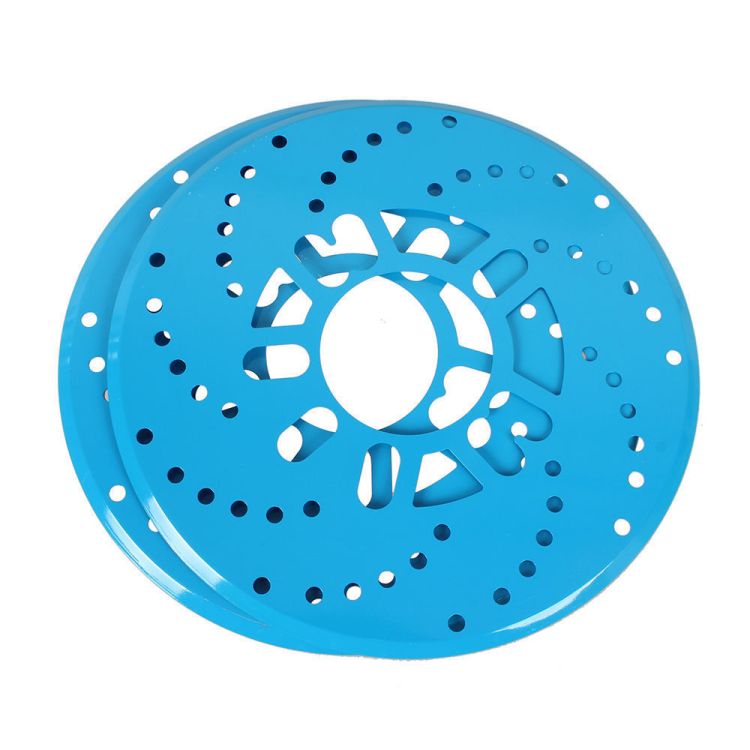 2X Blue Universal Auto Car Wheel Decorative Brakes Disc Brake Racing Cover 10.2