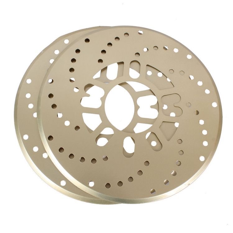 2X Gold Universal Auto Car Wheel Decorative Brakes Disc Brake Racing Cover 10.2