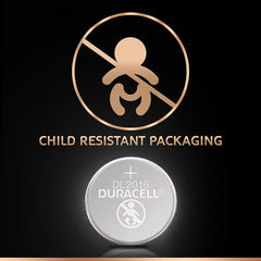 1pc DL2016 CR2016 DURACELL - Lithium Button Cell Battery 3V