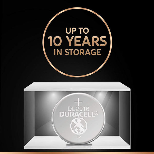 1pc DL2016 CR2016 DURACELL - Lithium Button Cell Battery 3V
