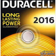 1pc DL2016 CR2016 DURACELL - Lithium Button Cell Battery 3V