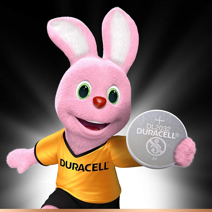 1pc DL2032 CR2032 DURACELL - Lithium Button Cell Battery 3V