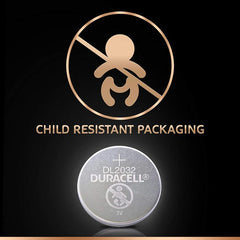 1pc DL2032 CR2032 DURACELL - Lithium Button Cell Battery 3V
