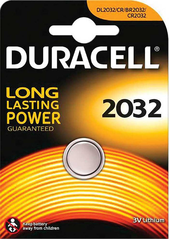 1pc DL2032 CR2032 DURACELL - Lithium Button Cell Battery 3V
