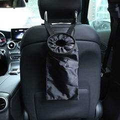 1pc Vehicle Car Seat Back Litter Trash Garbage Hang Bag Holder Container Storage Bin