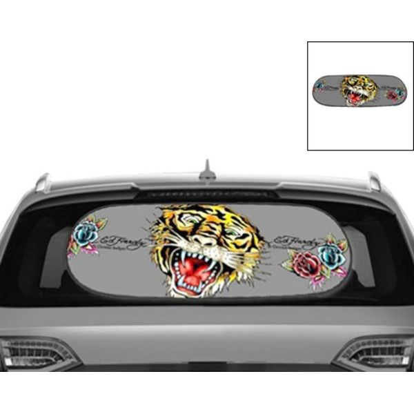 Ed Hardy Car Sun Shade for Rear Windscreen Tiger