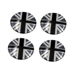 4pcs British Flag Car Wheel Center Hub Cap Caps Badge Sticker Decal 60mm