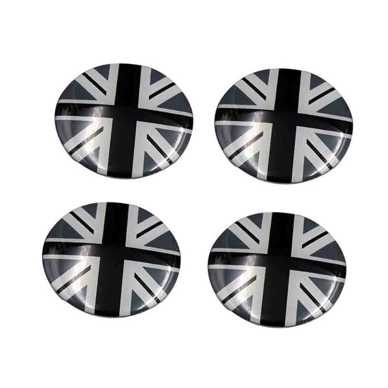 4pcs British Flag Car Wheel Center Hub Cap Caps Badge Sticker Decal 60mm
