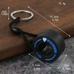 1pc F1 Merchandise Racing Tyre Keychain For  Car / Bike / Home / Office