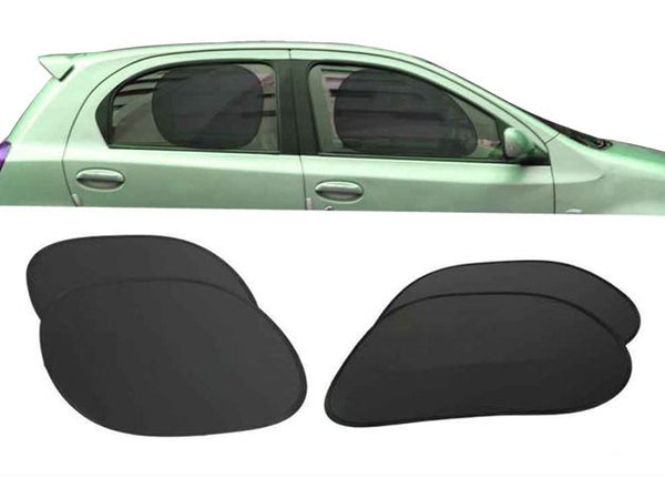 Electro-Static Car Universal Sun Shade With Automatic Window Grip (4 Pcs)
