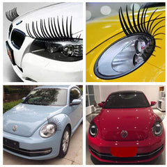 Car Universal Headlight 3D Eyelashes Accessories 3M Sticker (2pcs)