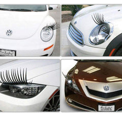 Car Universal Headlight 3D Eyelashes Accessories 3M Sticker (2pcs)