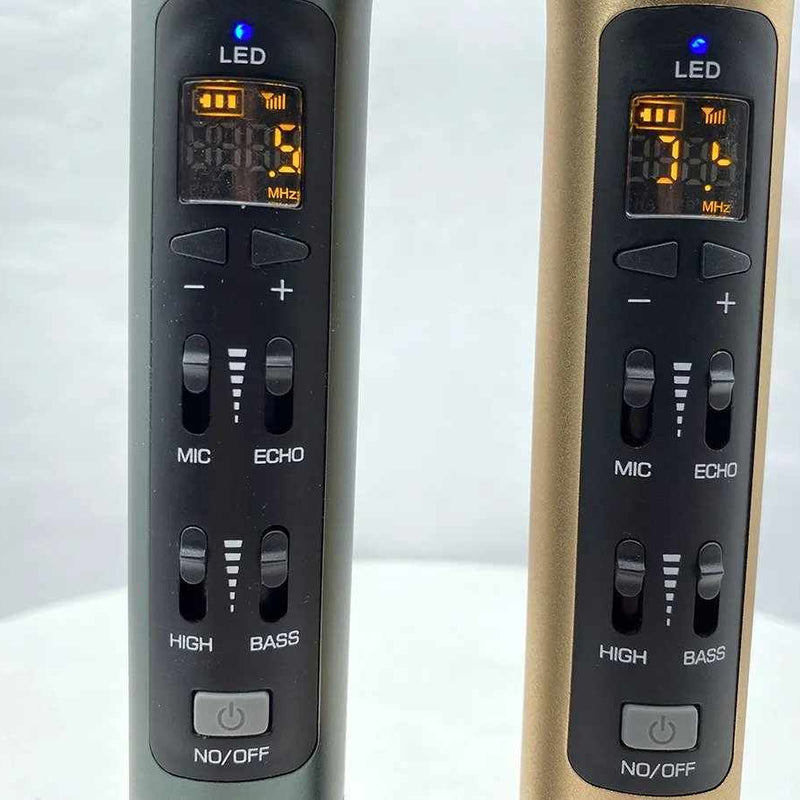 1pc Car Karaoke Single Wireless FM Handheld Microphone Rechargeable Built-In Battery Compatible All Car With FM Radio