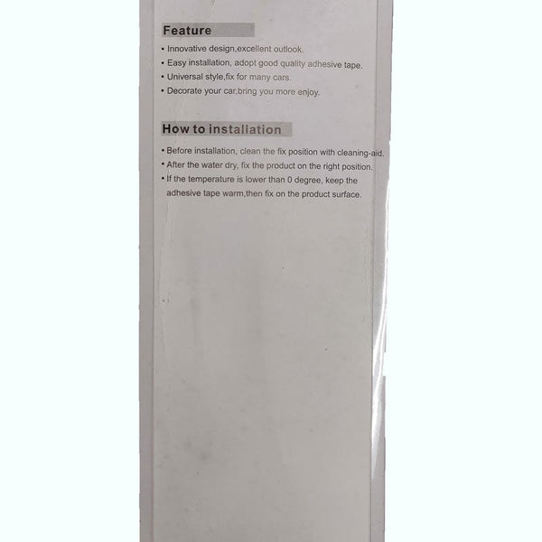 2pcs BLACK FENDER GUARD BODY KIT FOR UNIVERSAL CAR