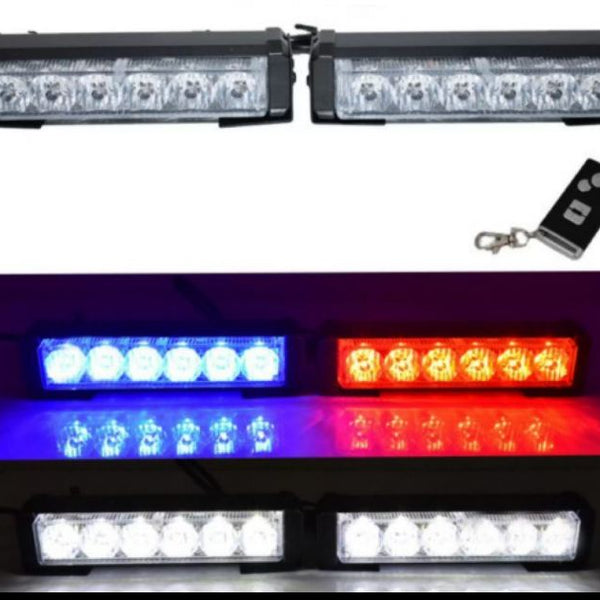 Fedral Fog Light Universal Car Exterior Wireless Remote Controller Car Police LED Strobe 12V Flashing Fog Light For All Vehicles