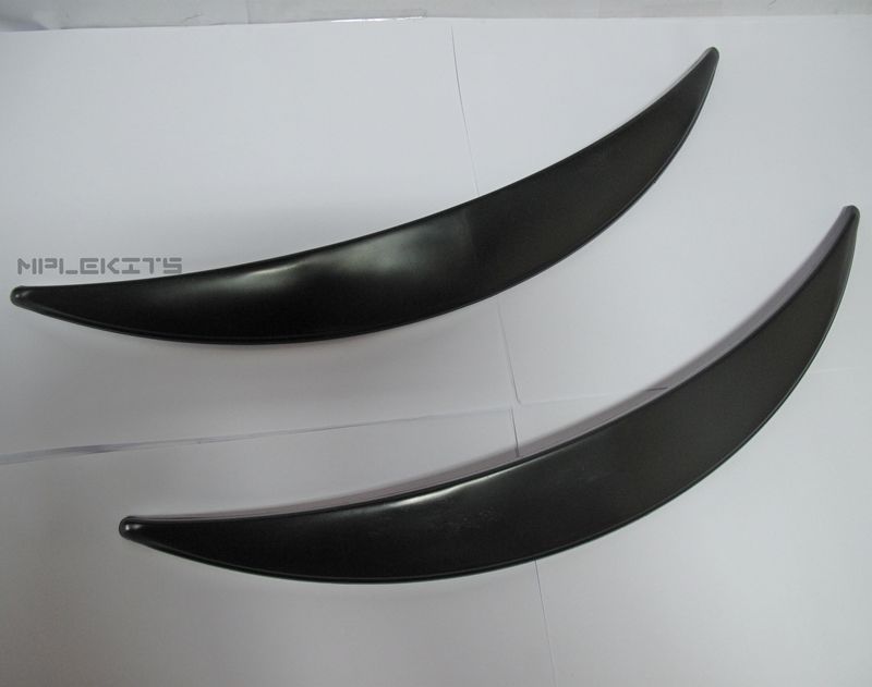 Universal Body Kits Fender Flares Wheel LIP Black 550cm X 60cm 2 Pcs