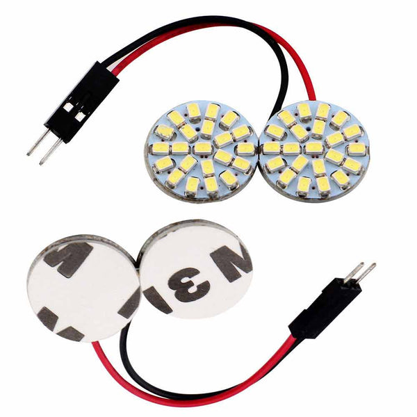 2pcs 44 SMD White LED 1206+ Festoon Dome Panel Light Car Interior Reading Door Lamp (1020)