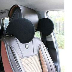 1pc Grey Car Seat Headrest Travel Rest Neck Pillow Support Solution for Kids and Adults Children Auto Seat Head Cushion Car Pillow