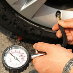 Flexable Tyre Tire Air Pressure Gauge Meter Tester 0-100 PSI Car Auto Motorcycle Bike