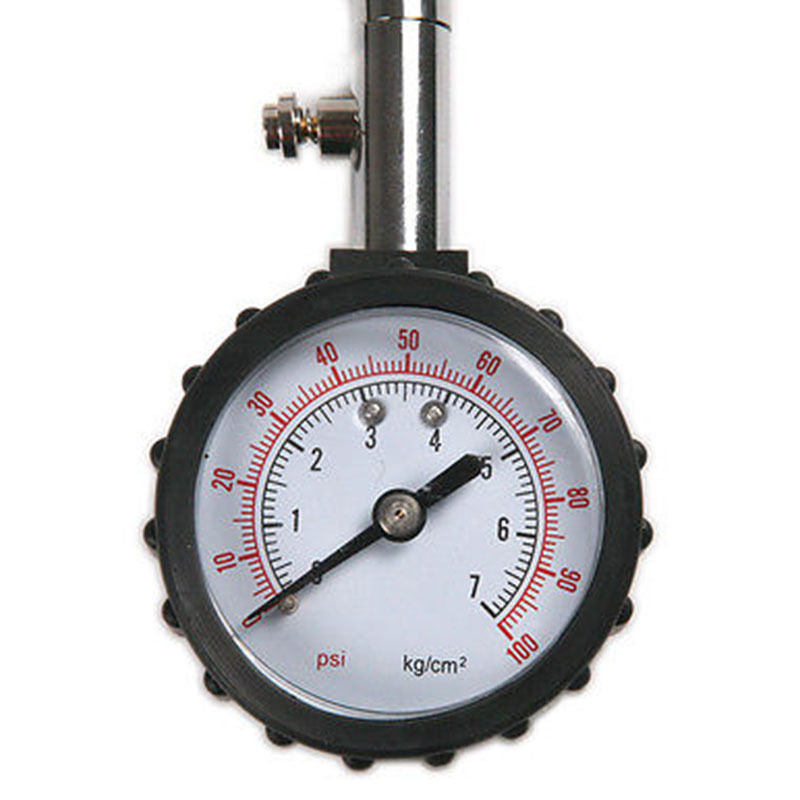 Flexable Tyre Tire Air Pressure Gauge Meter Tester 0-100 PSI Car Auto Motorcycle Bike