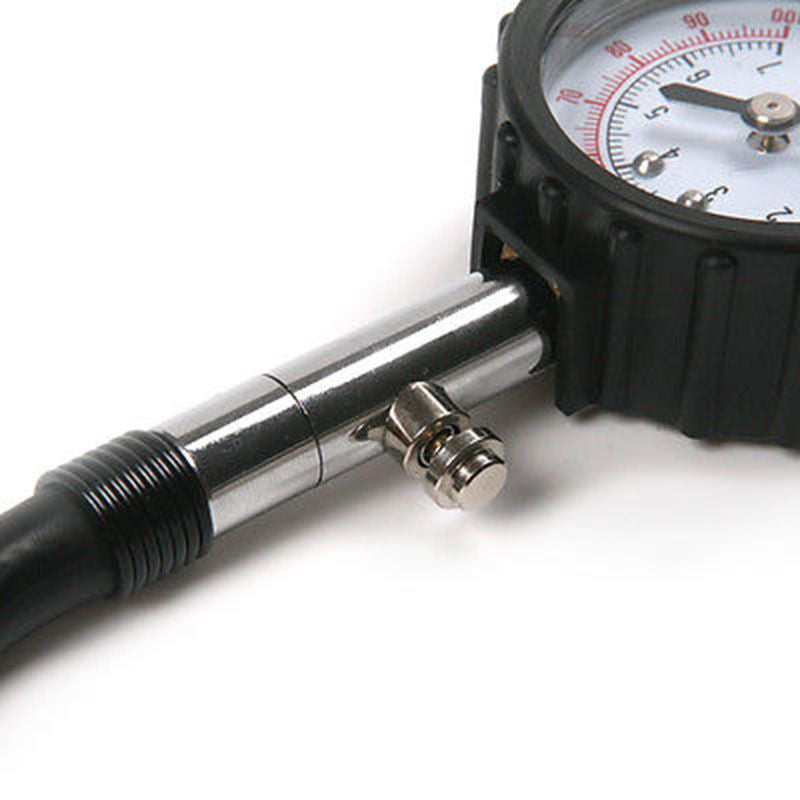 Flexable Tyre Tire Air Pressure Gauge Meter Tester 0-100 PSI Car Auto Motorcycle Bike