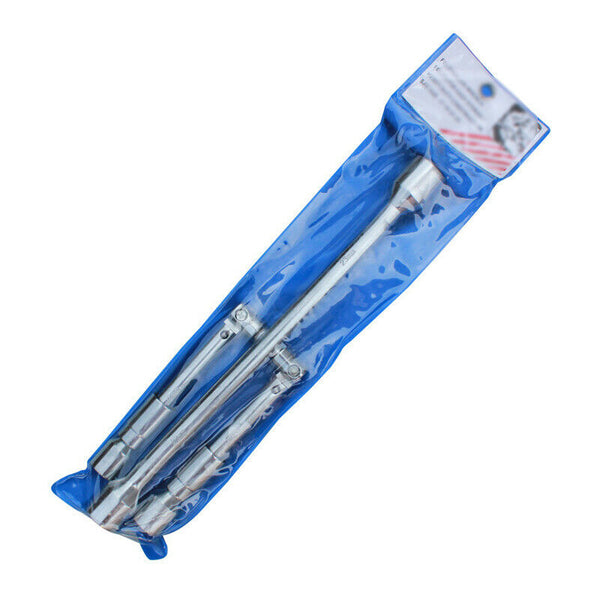 Folding 4 Way Cross Wheel Wrench Spanner Car Brace 17 19 21 23mm Socket Nut Tyre