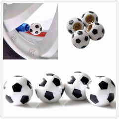 Universal Football Soccer Tire Tyre air Valve Stem Caps Car Truck Bike ATV Rod