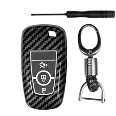 Ford Endeavour 2019-20 New Ecosport 3 Button Smart Key Cover Case With Keychain