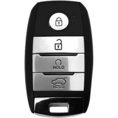 4 Button Metal Key Cover For Seltos, Sonet, Carens, Seltos X-line