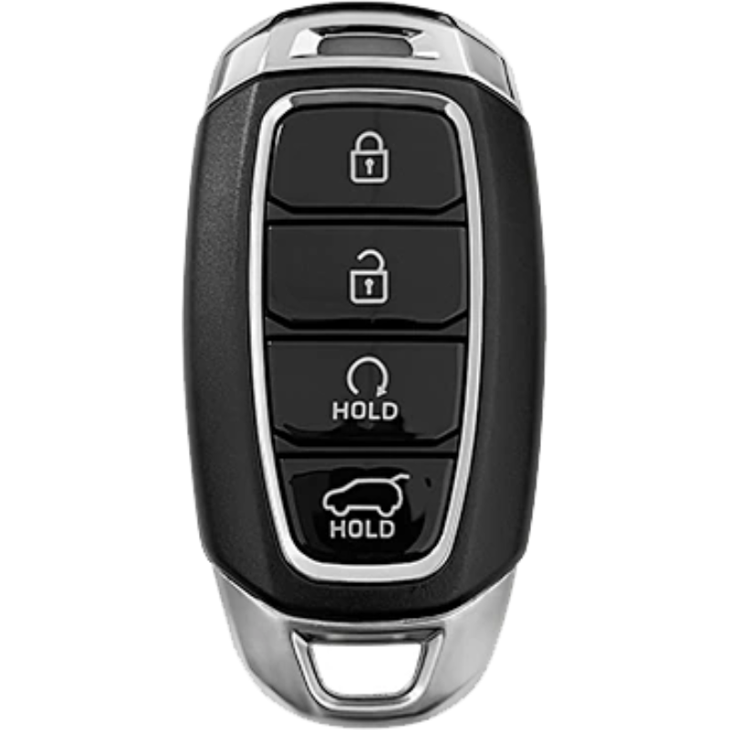 Metal Key Cover For Hyundai : Tucson 2022 4 Button Smart Key