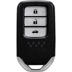 Car Metal 3 Button Smart Key Cover Compatible With Honda City, Civic, ,Elevate, Jazz, Amaze, CR-V, WR-V