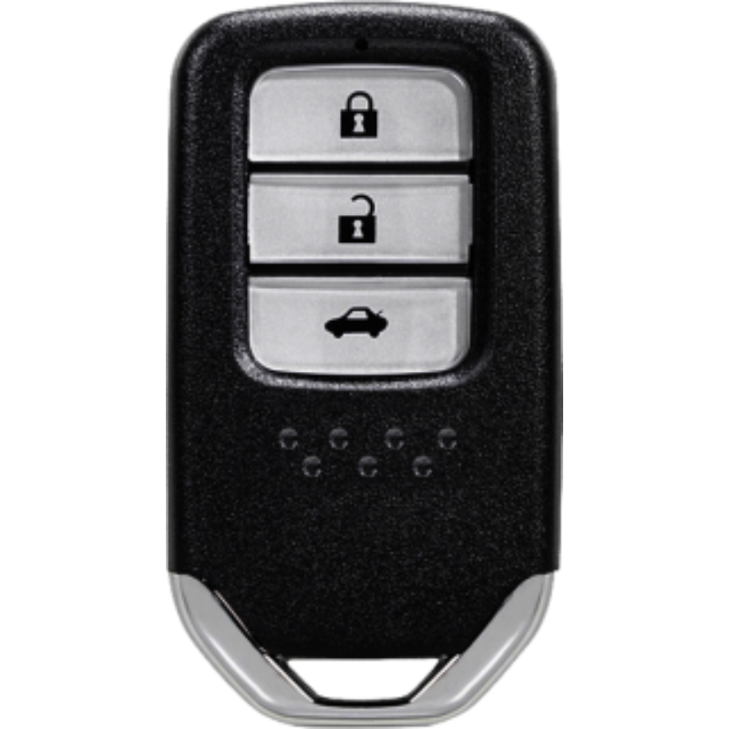 Car Metal 3 Button Smart Key Cover Compatible With Honda City, Civic, ,Elevate, Jazz, Amaze, CR-V, WR-V
