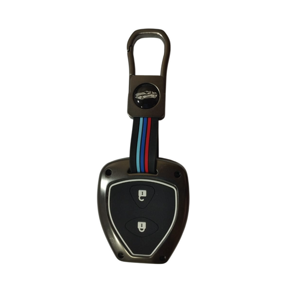 2 Button Metal Key Cover For Toyota Innova Fortuner