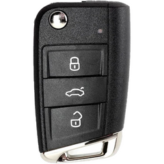 Car Metal Key Cover Suitable For Skoda Volkswagen Slavia, Kushaq Octavia Virtus Taigun