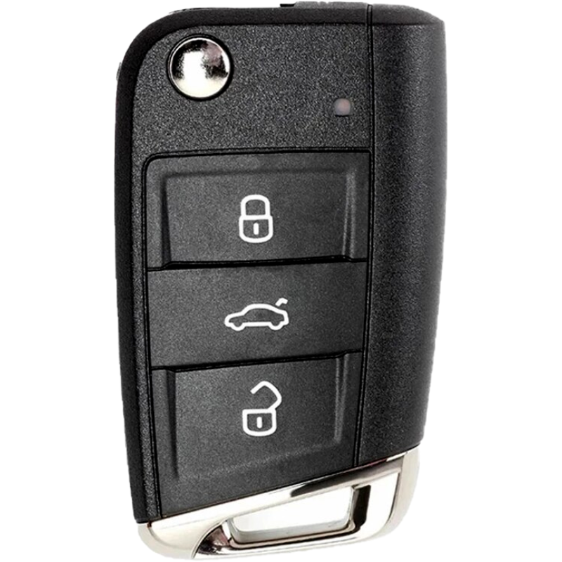 Car Metal Key Cover Suitable For Skoda Volkswagen Slavia, Kushaq Octavia Virtus Taigun