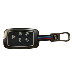 5 Button Metal Key Cover For Range Rover Evoque Velar Discovery LR4 Land Rover Sport